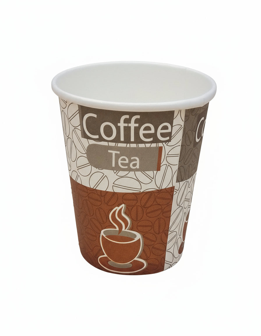 Disposable Printed Coffee Tea Cup 180 ml (50 pcs)