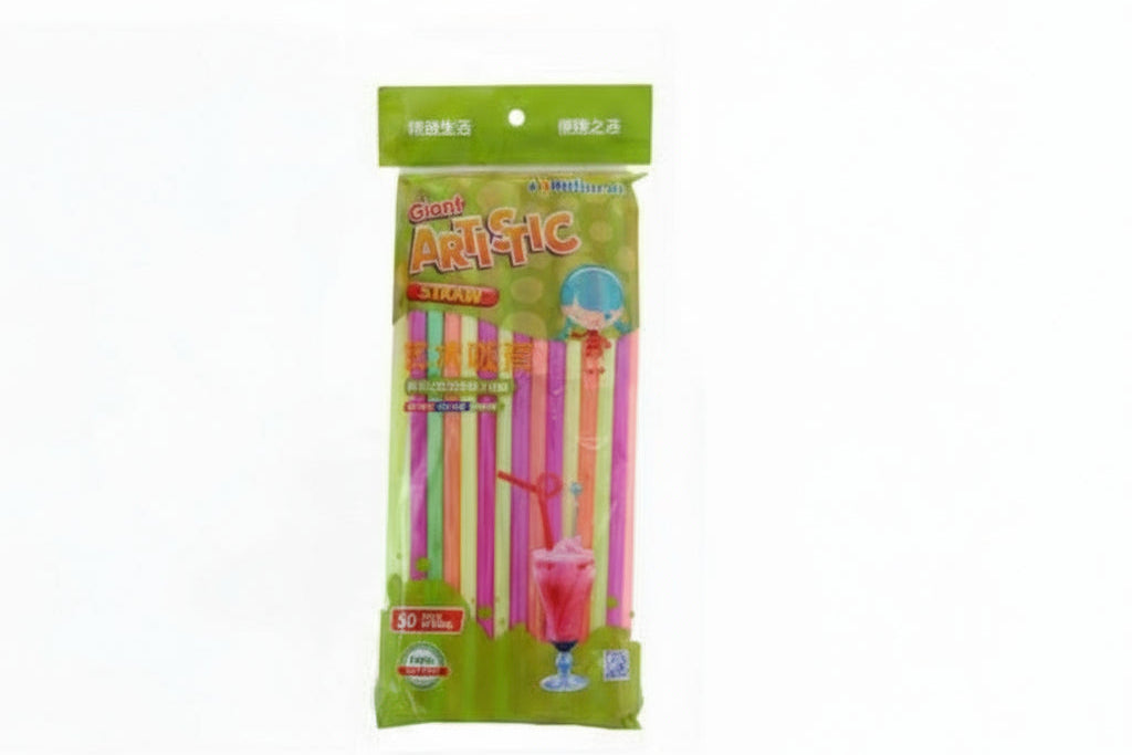 Giant Artistic Straws (50 pcs)