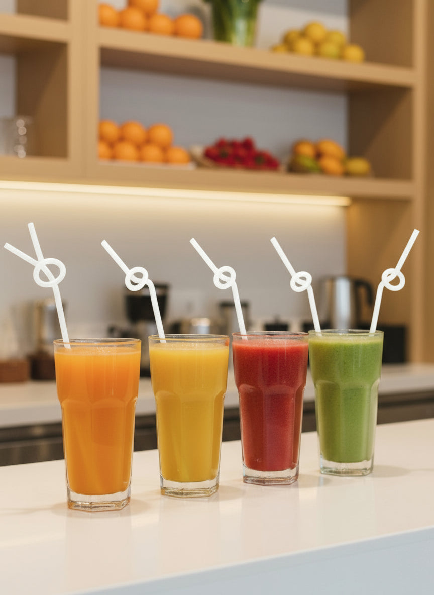 Artis Straws White Color (50 pcs)