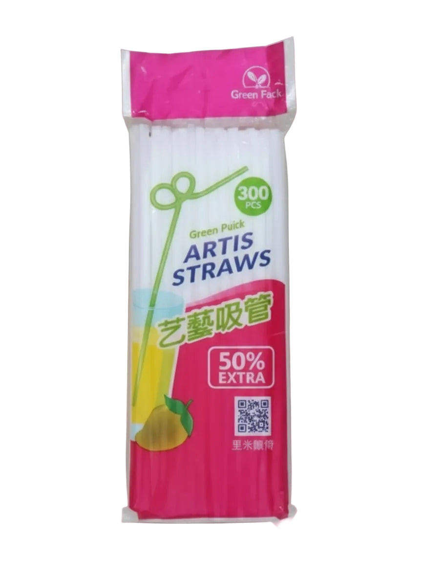 Artis Straws White Color (100 pcs)