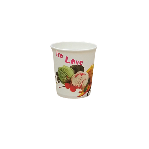 Disposable Ice-Cream Cup 180 ml (50 pcs)