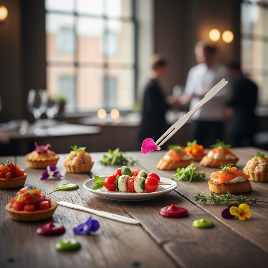 Bamboo Fork Pick (100 pcs)