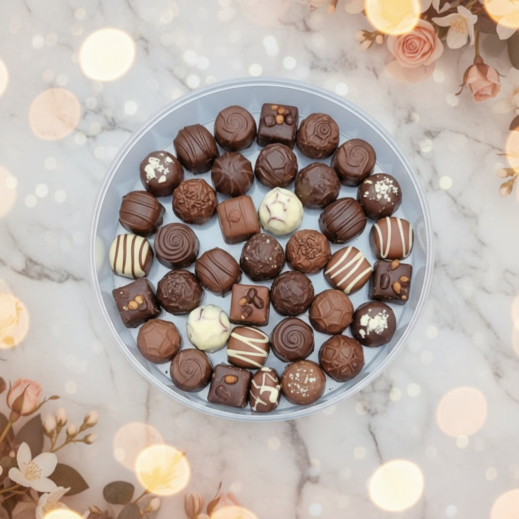Sweet Packaging Box (Round Shape) 500 gram