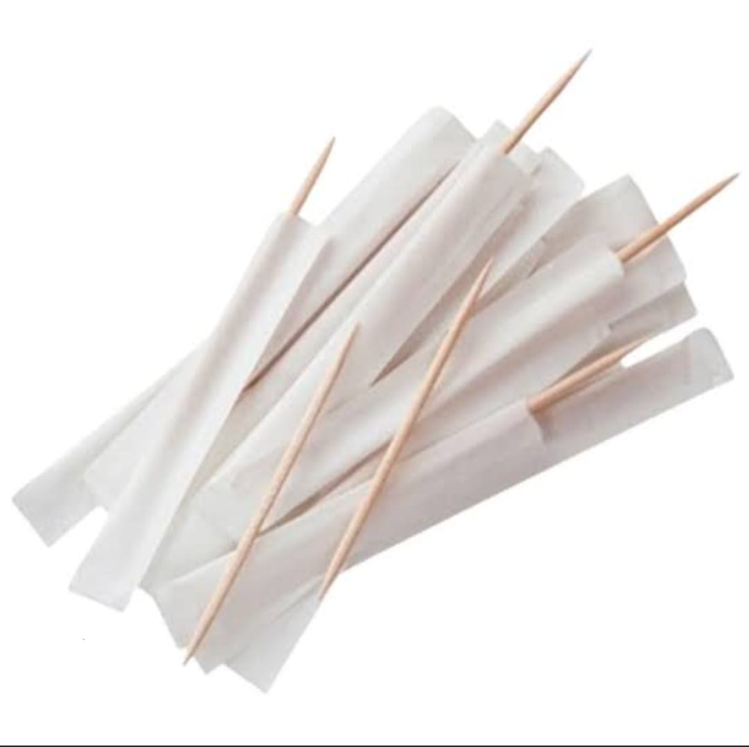 Paper-Wrapped Wooden Toothpick (300 pcs)