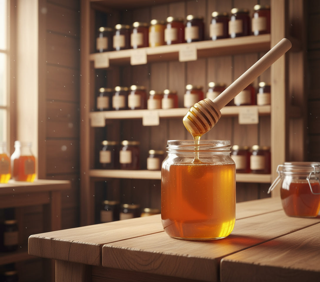 Wooden Honey Dipper (1 pair)