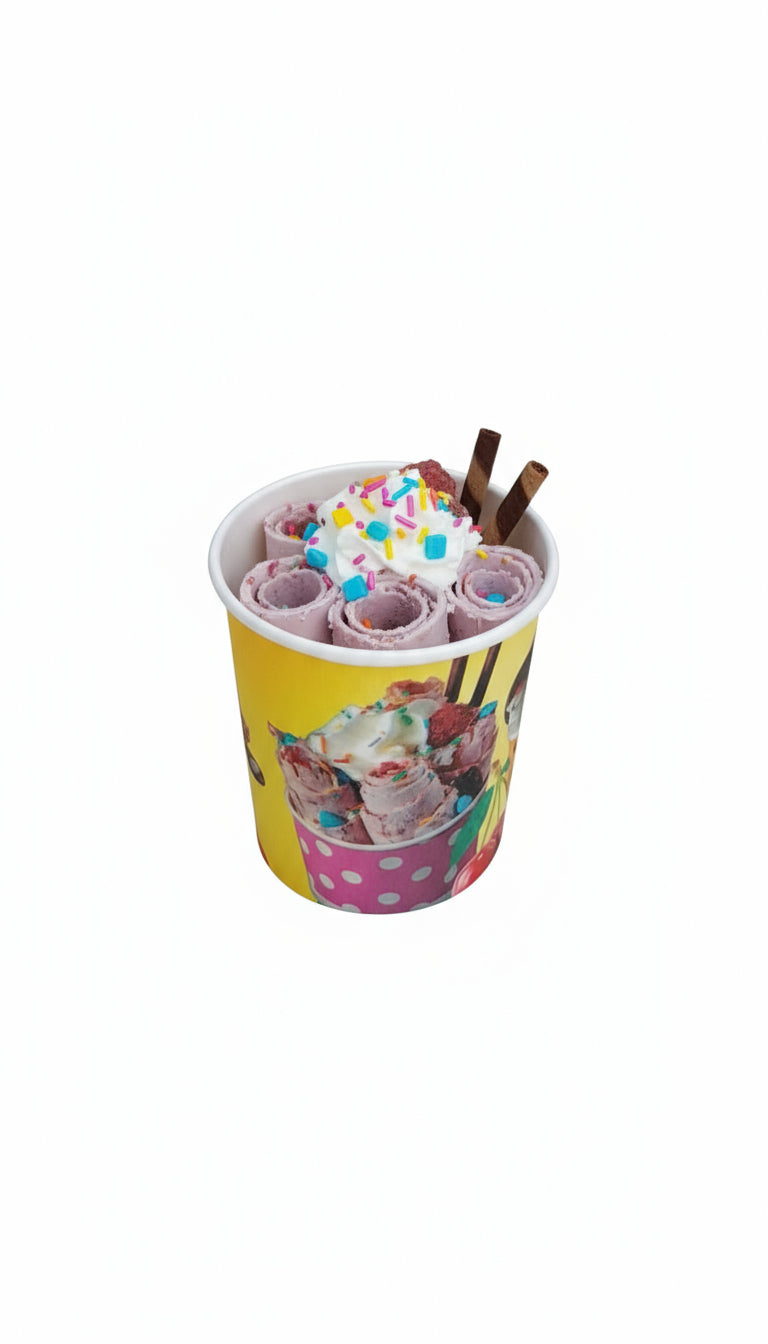 Disposable Printed Paper Cup 120 ml (50 pcs)
