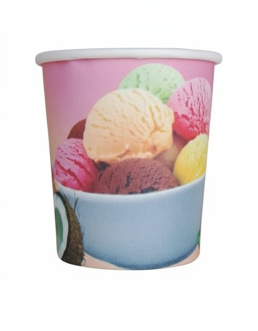 Disposable Ice Cream Cup 140 ml (50 pcs)